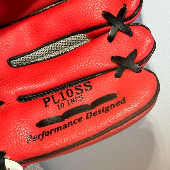 Rawlings PL10SS 10" RHT Left-Handed Youth Softball Baseball Glove - Picture 4 of 8